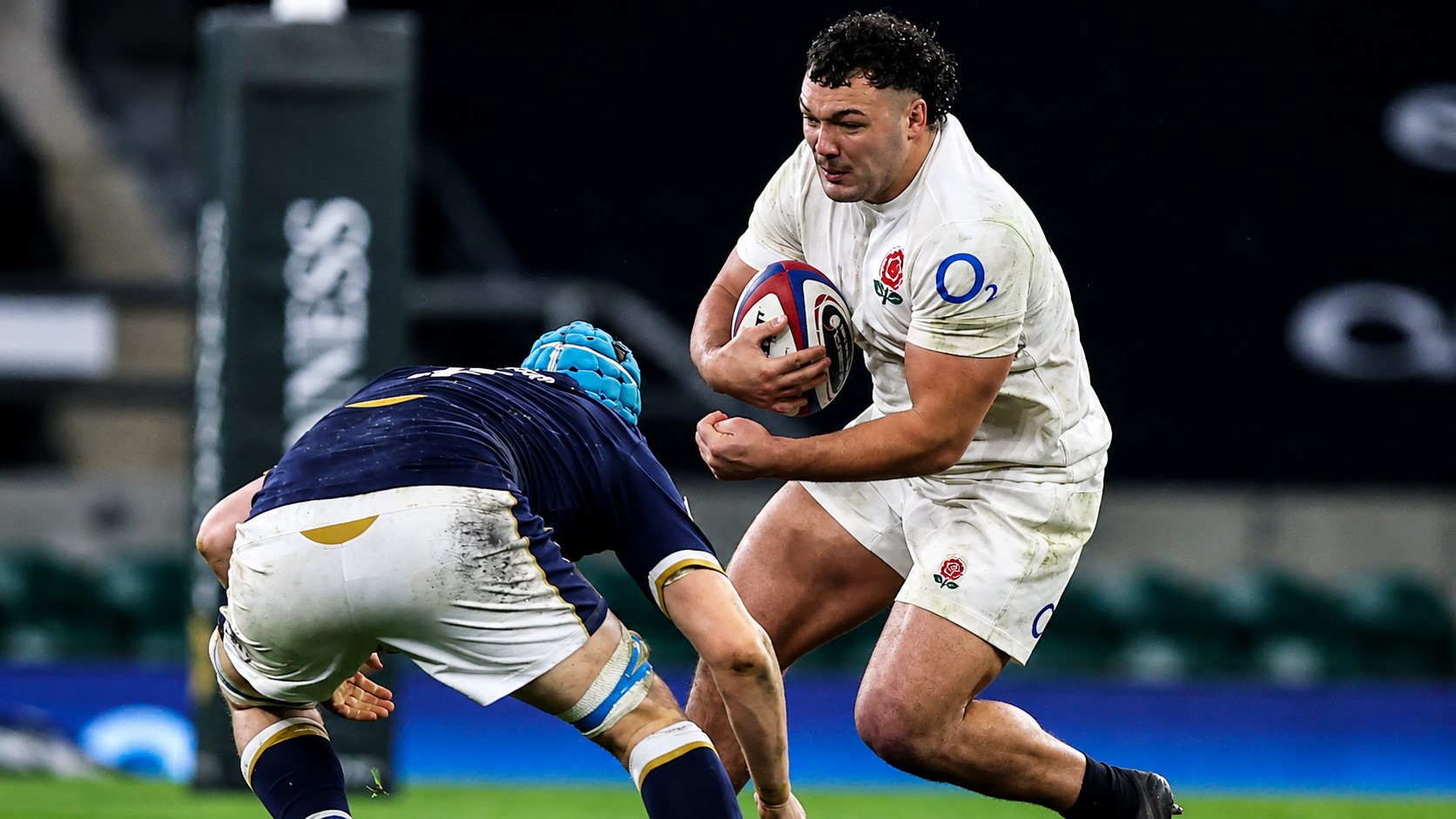 Ellis Genge playing for England Rugby Team